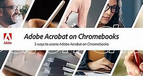 Using Acrobat on Chromebooks