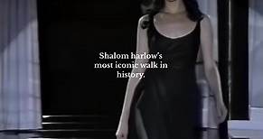 shalom harlows most iconic walk in history! Follow me for more💋#shalomharlow #90smodel #shalomharlowedit #shalomharlow90s #model #catwalk #Runway #iconic #iconicwalk #2000sfemme #modelling #fyp #foryoupage #goviral #viral #viralvideo #trending #trend #fypシ #90ssupermodels #shalomharlowsorrynotsorry #shalomharlowiconicwalk #targetaudience #targetaudiencereached #shalomharlowiconicwalk #90smodelsedits