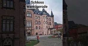 Schloss Wernigerode mit Blick auf die Stadt