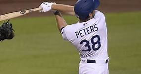 Peters' first MLB hit comes close to home