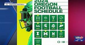 Oregon's 2024 football schedule released; no rivalry game with Oregon State - KTVZ