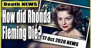 How did Rhonda Fleming Die? Film And TV Star Of Hollywood’s Golden Era Rhonda Fleming dies at 97