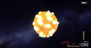 La NASA captó por primera vez la explosión de una supernova