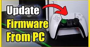 How to Update PS5 Controller Firmware on PC (Windows 10 or 11)