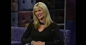 Natasha Henstridge on Late Night November 14, 2000
