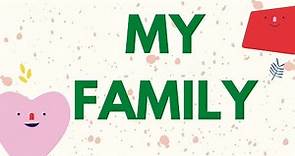 EVS | Class 1 | My Family | Importance of family | Worksheet|