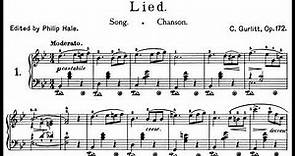 Cornelius Gurlitt Op. 172, No. 1: Song (Lied) Sheet Music