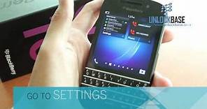 How to Find the IMEI (Serial Number) of your BlackBerry Q10