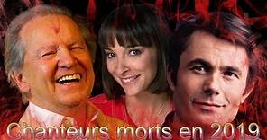 Les chanteurs français morts en 2019