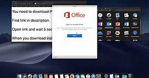 Office 2019 on macOS Mojave or High Sierra with crack