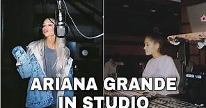 Ariana Grande In Studio