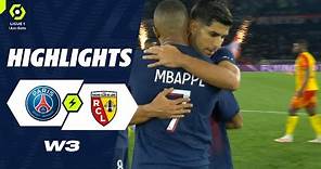 PARIS SAINT-GERMAIN - RC LENS (3 - 1) - Highlights - (PSG - RCL) / 2023-2024