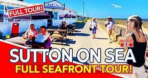 SUTTON ON SEA | Full Seafront tour of SUTTON ON SEA near Mablethorpe, Lincolnshire, England in 4K