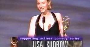 Lisa Kudrow wins 1998 Emmy Award for Supporting Actress in a Comedy Series