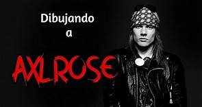 Dibujando a AXL ROSE