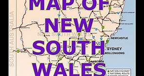 MAP OF NEW SOUTH WALES [ AUSTRALIA ]