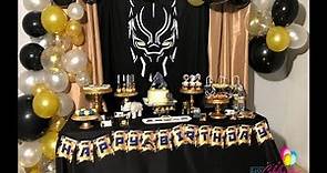 Black Panther Birthday Party | Wakanda party| Black panther party ideas| Black Panther Cake|