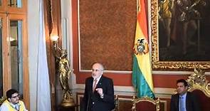 Expresidente Mesa, discurso homenaje a los 150 años de la muerte del Mariscal Andrés de Santa Cruz