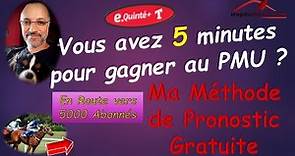 Ma Méthode de Pronostic Complète PMU Quinté+ (Cadeau 4000 Abonnés)