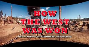 "HOW THE WEST WAS WON" (1962) HD RESTORED TRAILER IN CINERAMA SMILEBOX FORMAT