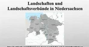 Landschaften und Landschaftsverbände in Niedersachsen