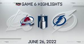 Stanley Cup Final Game 6 Highlights | Avalanche vs. Lightning - June 26, 2022