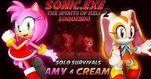 Sonic.EXE S.O.H Loquendo: Round 2 | Solo Survivals - Amy & Cream