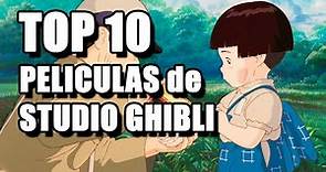 Las 10 Mejores Peliculas de Studio Ghibli
