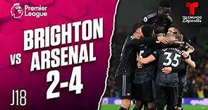 Highlights & Goals: Brighton vs. Arsenal 2-4 | Premier League | Telemundo Deportes