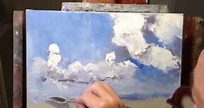 James Pratt Online Palette Knife Painting Academy, FREE Painting Basic Skies and Clouds