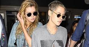 Kristen Stewart And Stella Maxwell Fly Back With Robert Pattinson