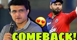 Rishabh Pant COMEBACK CONFIRMED! 🤩🔥 | Rishabh Pant Delhi Capitals IPL 2024 News Fact | Cricket News