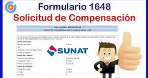 Solicitud de Compensación - Formulario 1648 | Clave SOL SUNAT
