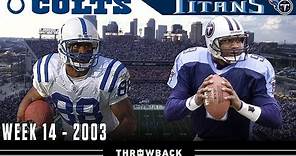 1st Place at Stake in Nashville! (Colts vs. Titans, 2003)