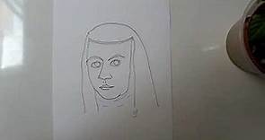 Cómo dibujar a Sor Juana Inés de la Cruz