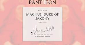 Magnus, Duke of Saxony Biography - Duke of Saxony