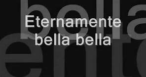 Eternamente bella bella Alejandra Guzman letra