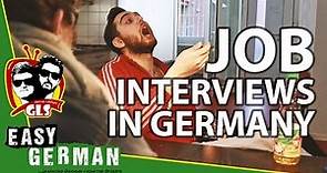 Job Interviews in Germany /w German LifeStyle GLS | Easy German 238