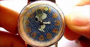 Snoopy Tennis Player Watch 1958 United Feature Syndicate inc
