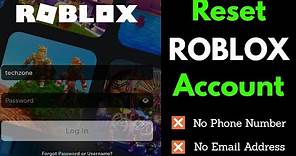 How To Recover Roblox Account Without Email or Phone Number