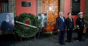 Ceremonia por el CVI aniversario luctuoso de Francisco I. Madero