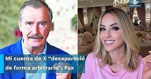 ¿Se arrepintió? Vicente Fox quiere recuperar su cuenta de Twitter