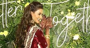 Gauahar Khan Sister Nigaar Khan At Mehendi Ceremony | Gauhar-Zaid Wedding