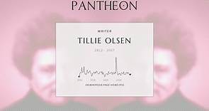 Tillie Olsen Biography - American writer (1912 – 2007)