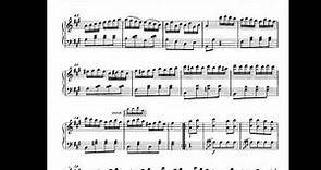 Mozart. Sonata para piano nº 11 en La Mayor. Kv 331 III-Alla Turca Allegretto. Partitura y Audición
