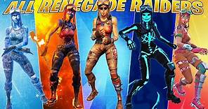 All Renegade Raider Skins in Fortnite!