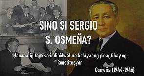 SERGIO OSMEÑA : IKAAPAT NA PANGULO NG PILIPINAS | PANAHON NG KOMONWELT | HISTORY RESEARCHER PH