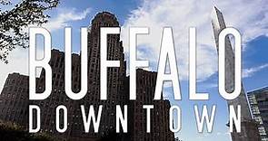DOWNTOWN BUFFALO: New York State, USA - Stunning Aerial/Walking Tour/Night/Day 4K Footage