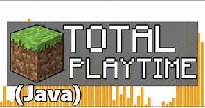 How To See TOTAL Playtime In Minecraft.