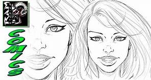 How to Draw - Comics Style - Female Faces - Narrated